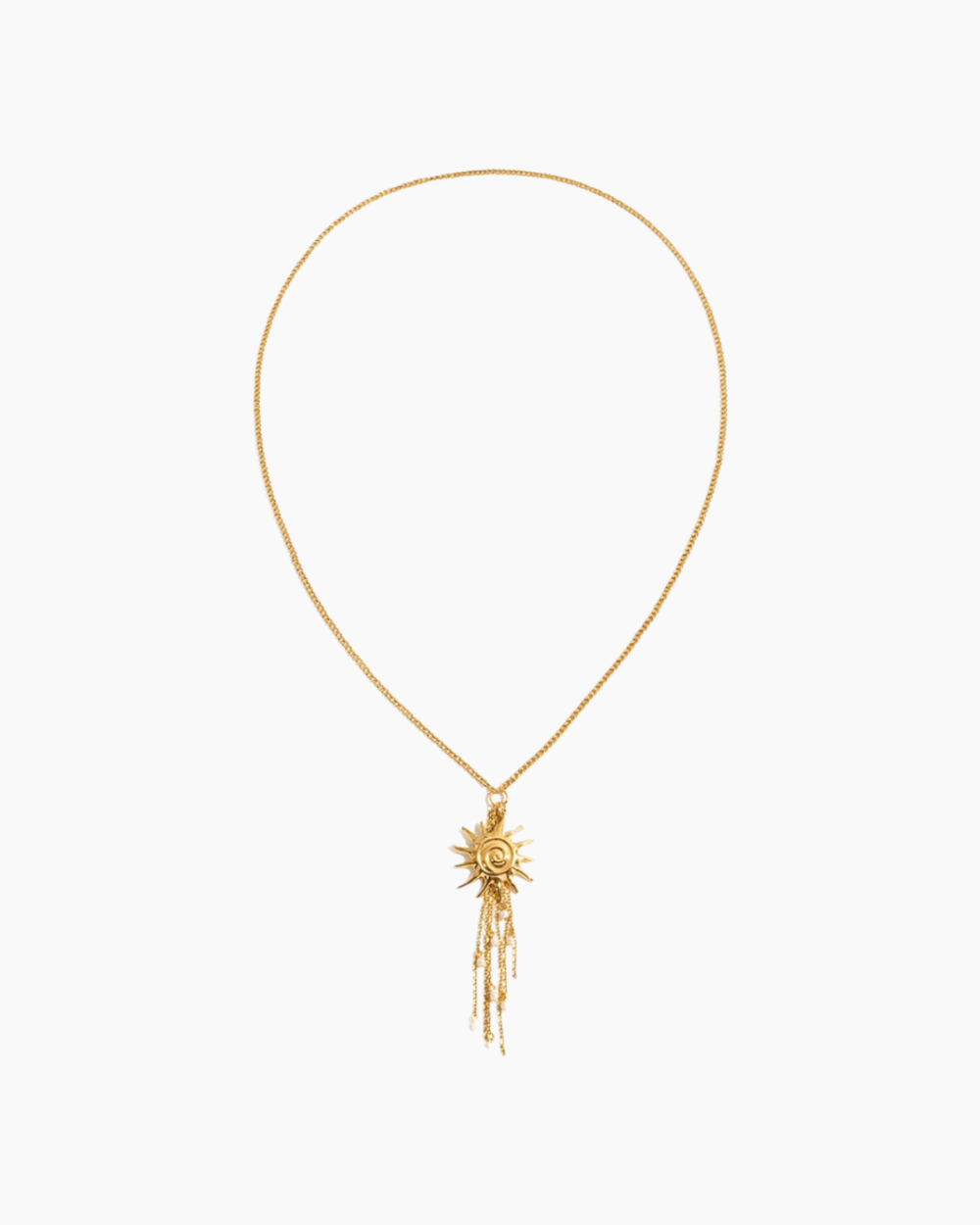Elena Solar Radiance Tassel Necklace