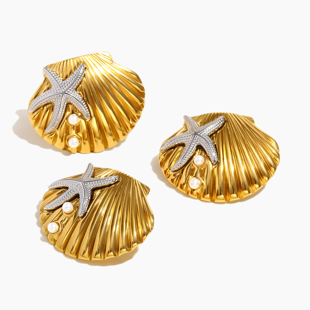 Elena Ocean Treasure Shell Earrings