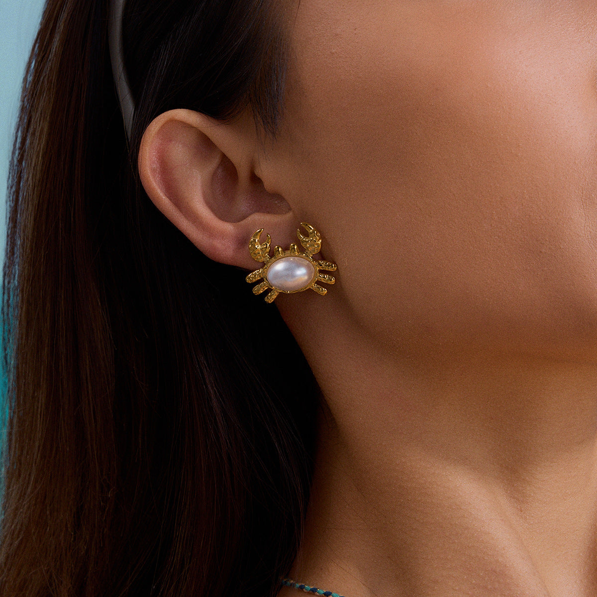 Elena Ocean Treasure Crab Earrings