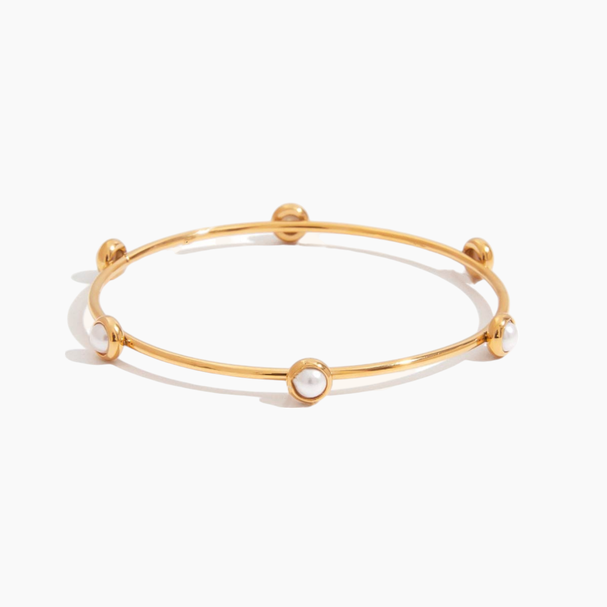 Elena Luna Dot Pearl Bangle