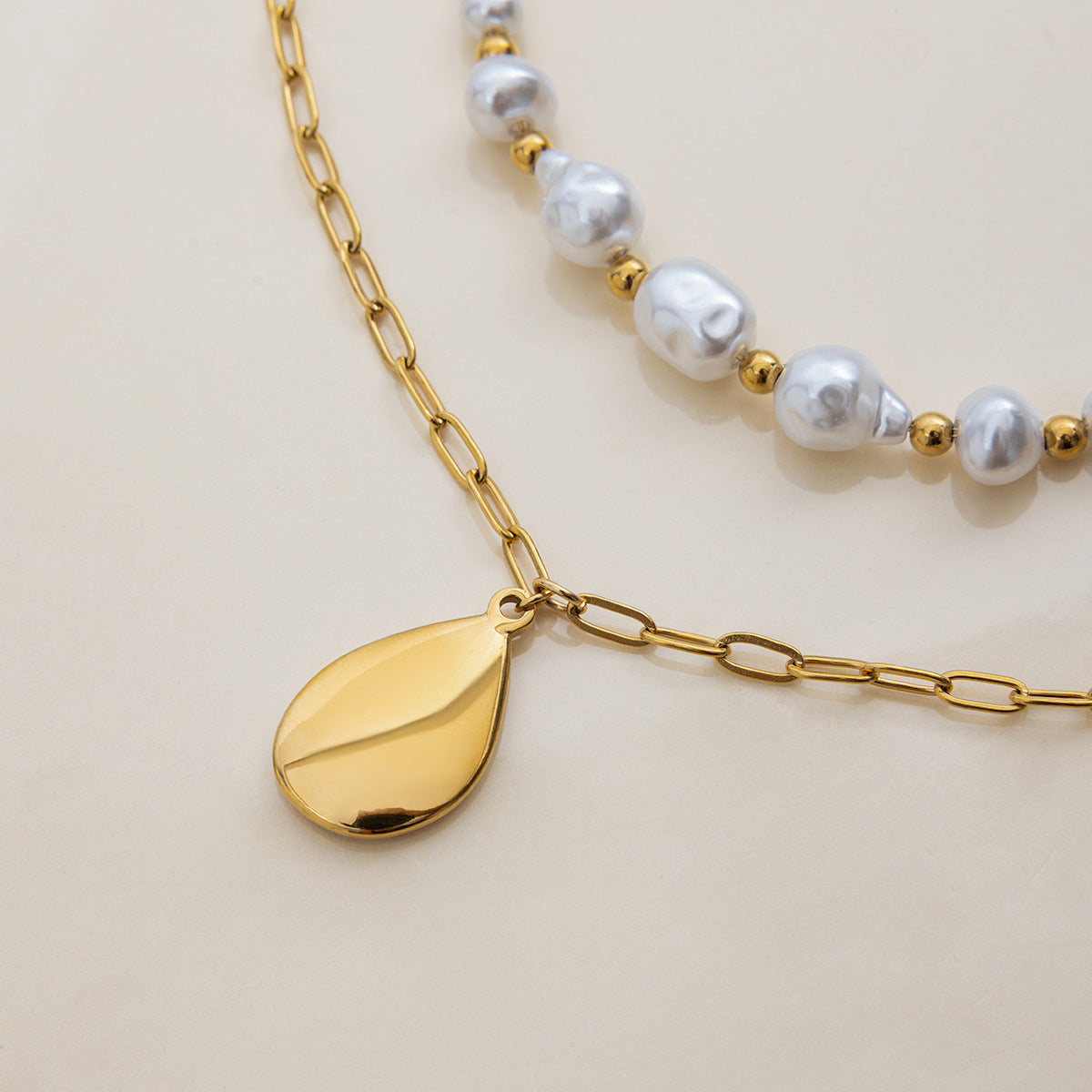 Elena Rainy Bloom Double Necklace