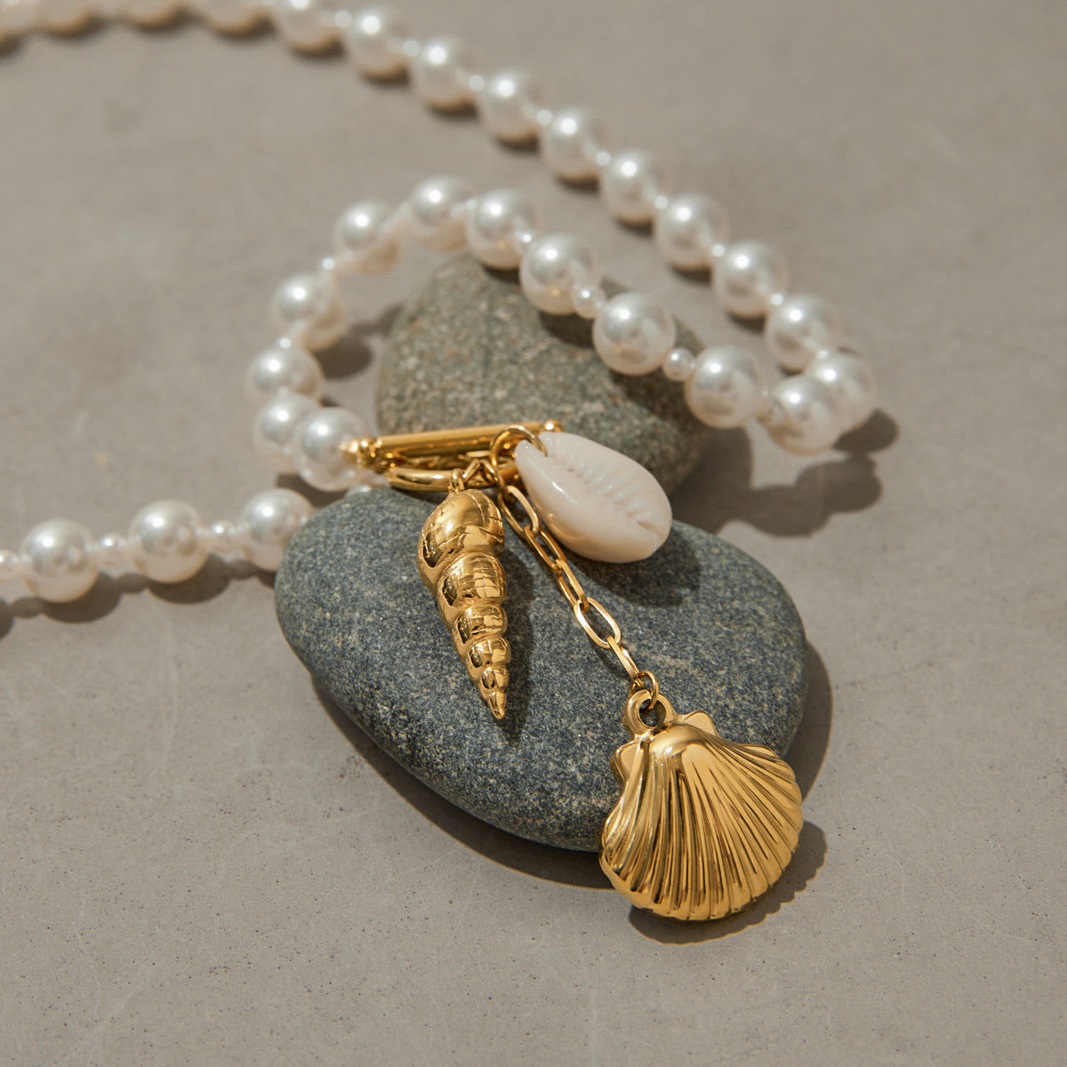 Elena Pearl Tide Treasure Necklace