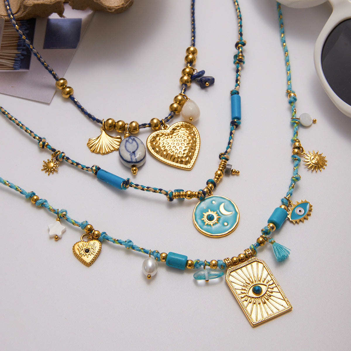 Elena Mystic Talisman Charm Necklace