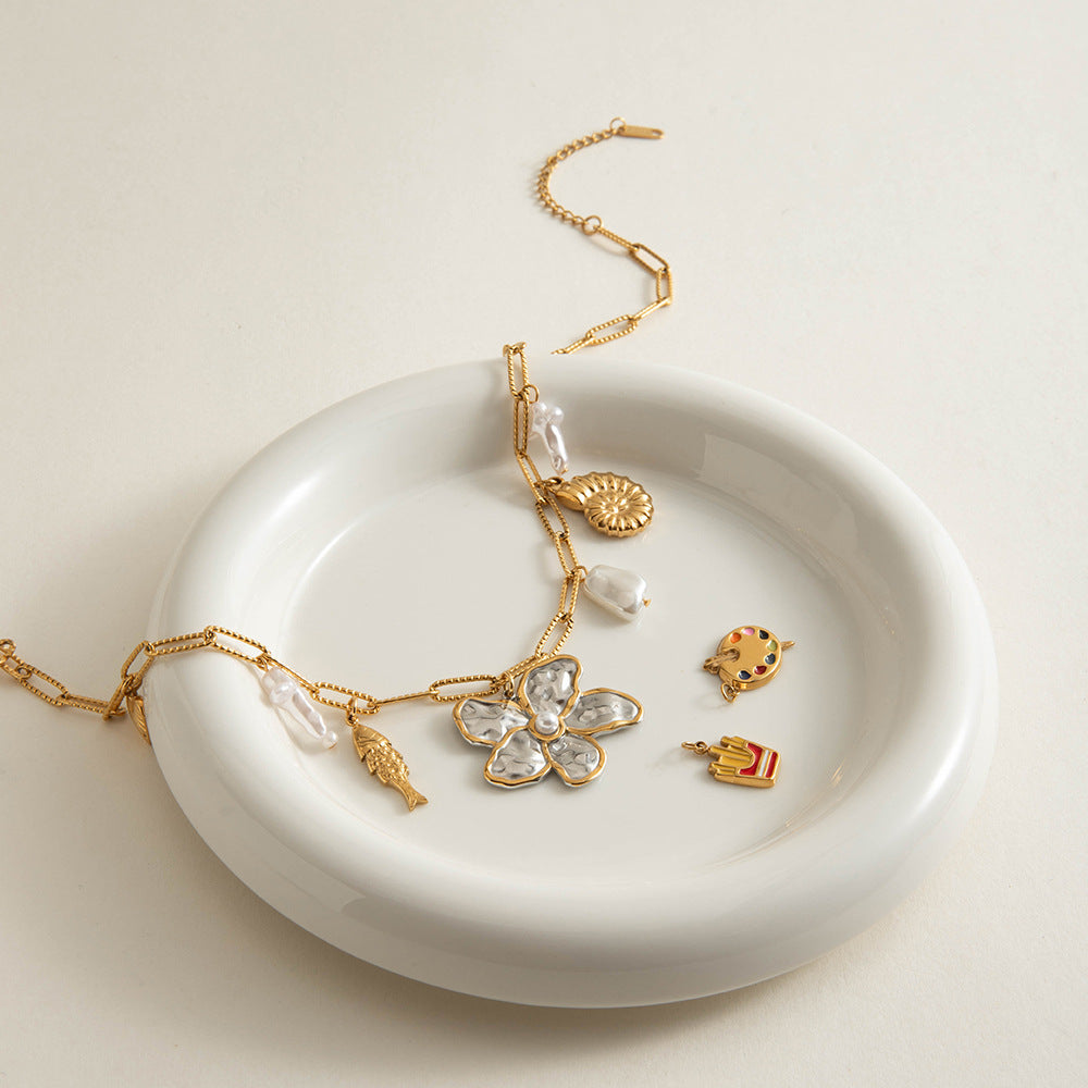 Elena Ocean Relic Charm Necklace