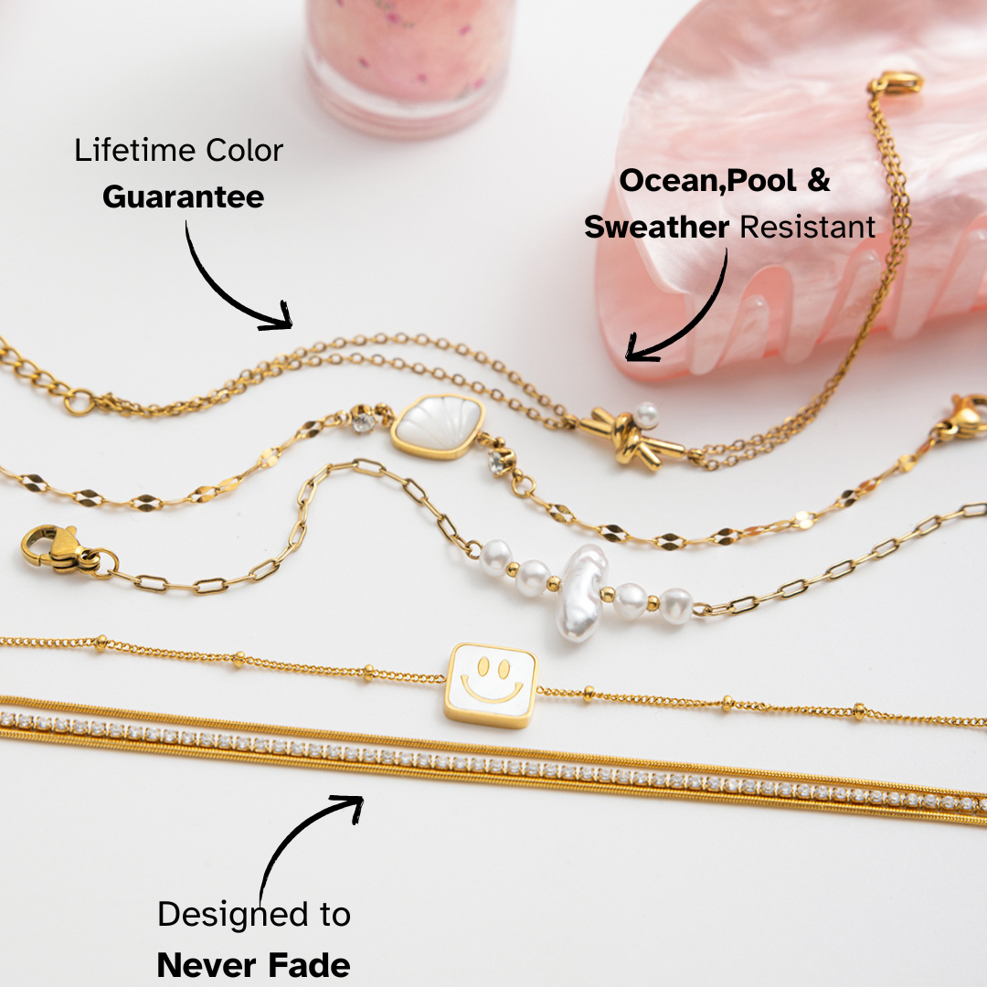Elena Baroque Pearl Link Bracelet
