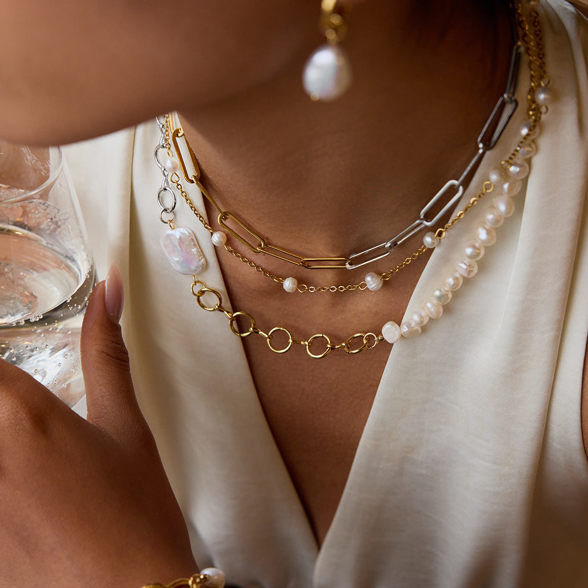 Elena Fusion Grace Chain Necklace