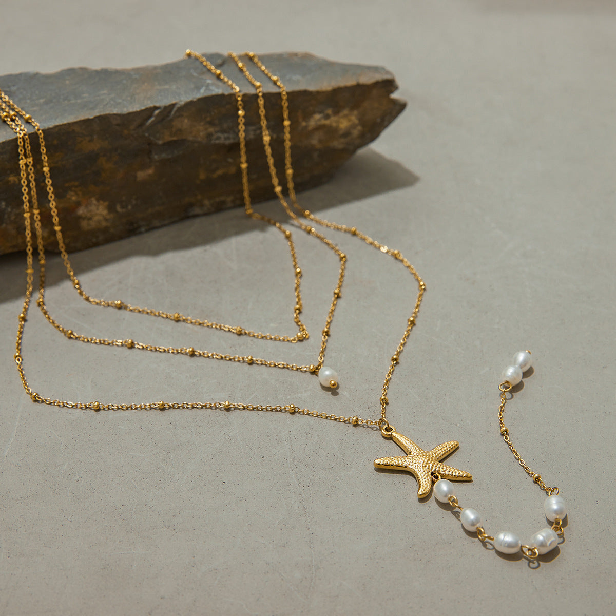 Elena Starry Tide Layered Necklace