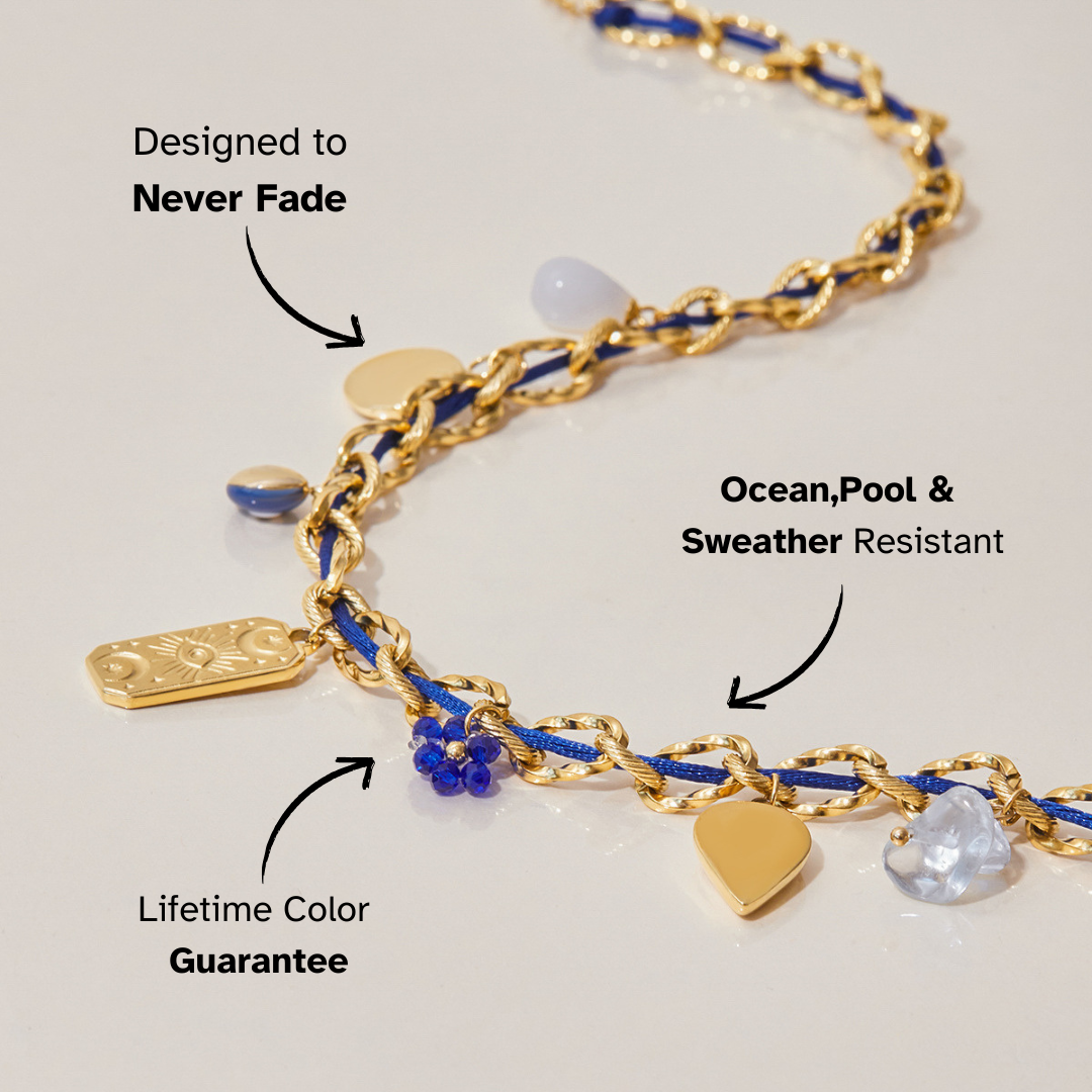 Elena Ocean Amulet Chain Necklace