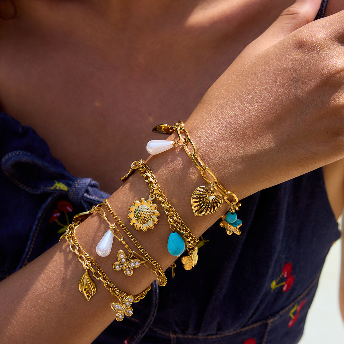 Elena Golden Whimsy Bracelet
