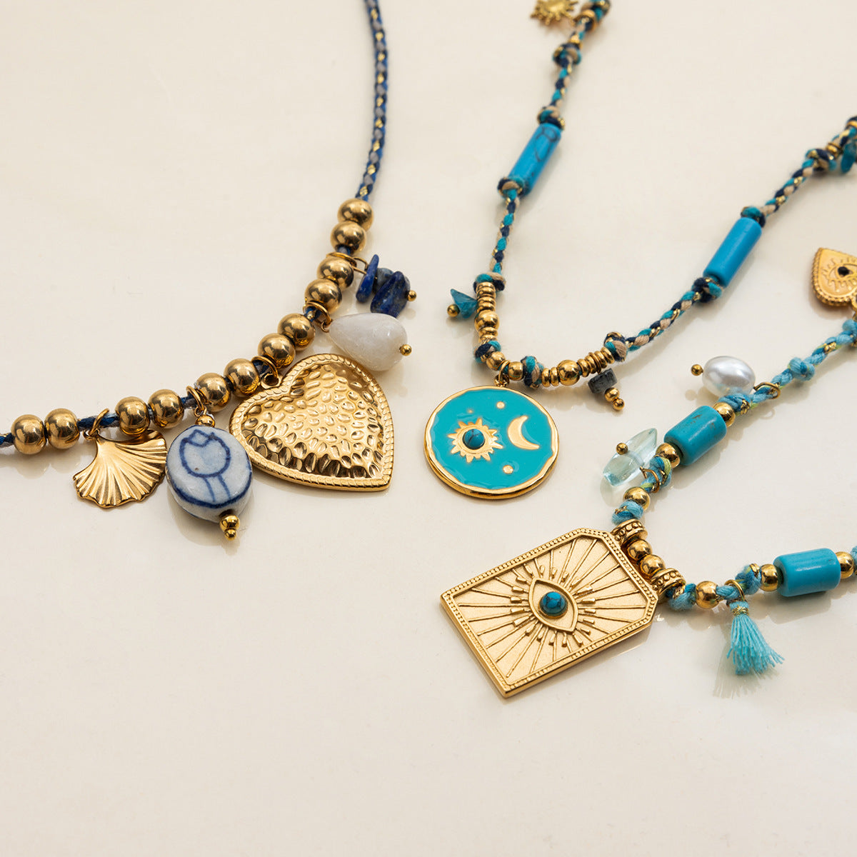 Elena Mystic Talisman Charm Necklace