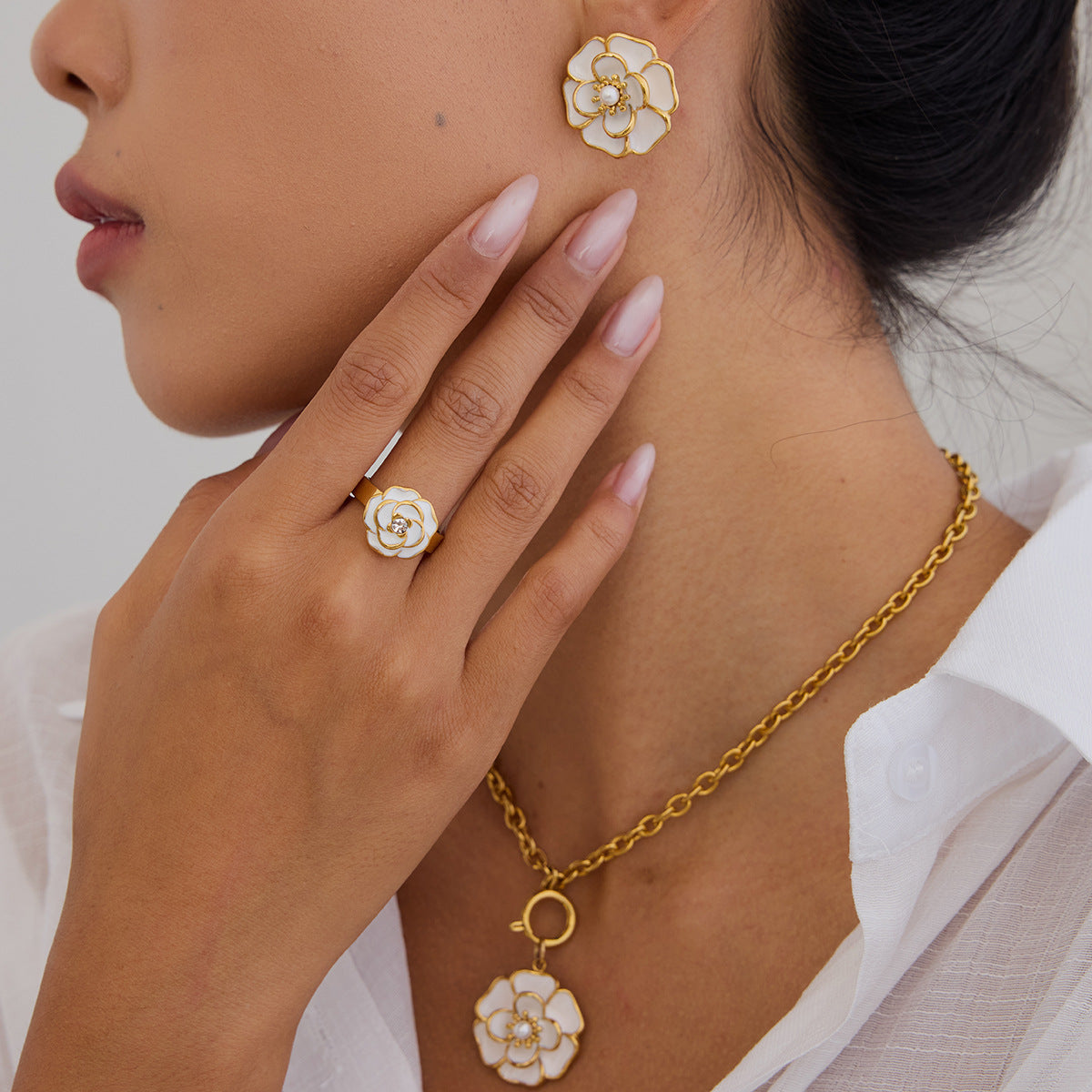 Elena Blossom Gleam Earrings