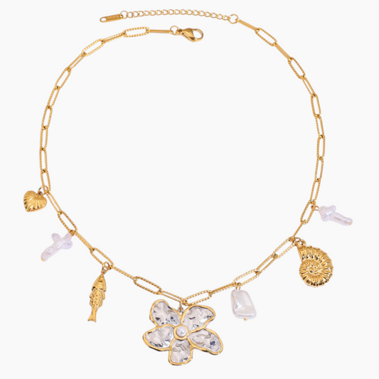 Elena Ocean Relic Charm Necklace