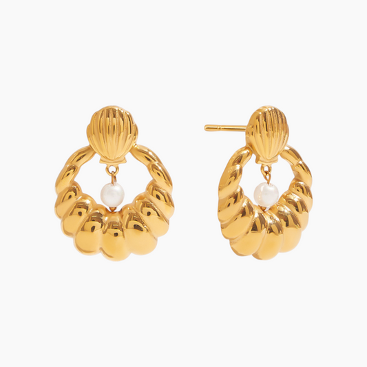 Elena Shellbloom Drop Earrings