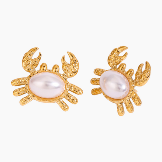Elena Ocean Treasure Crab Earrings