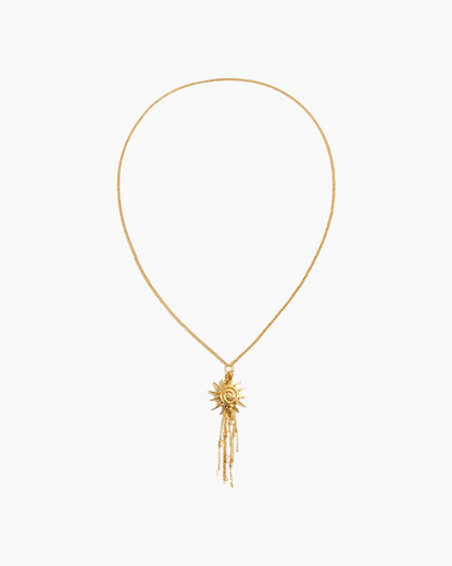 Elena Solar Radiance Tassel Necklace