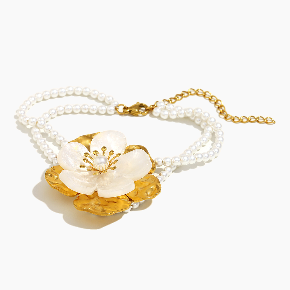 Elena Petal Whisper Pearl Bracelet