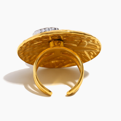 Elena Ocean Relic Statement Ring