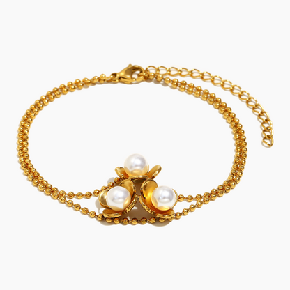 Elena Petal Pearl Bloom Bracelet