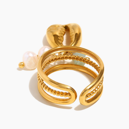 Elena  Celestial Tide Ring