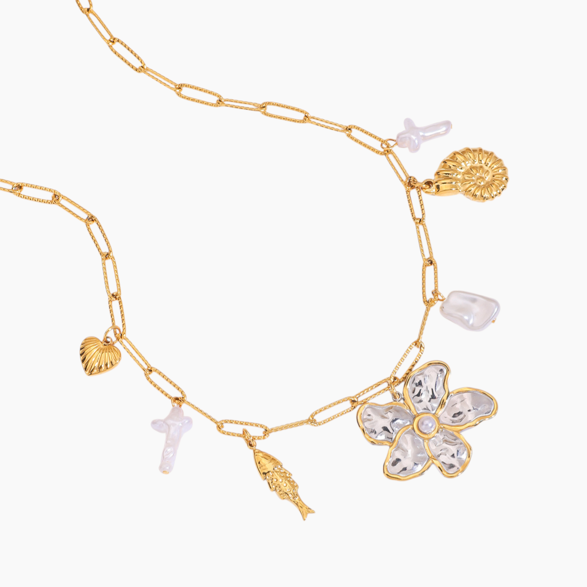 Elena Ocean Relic Charm Necklace