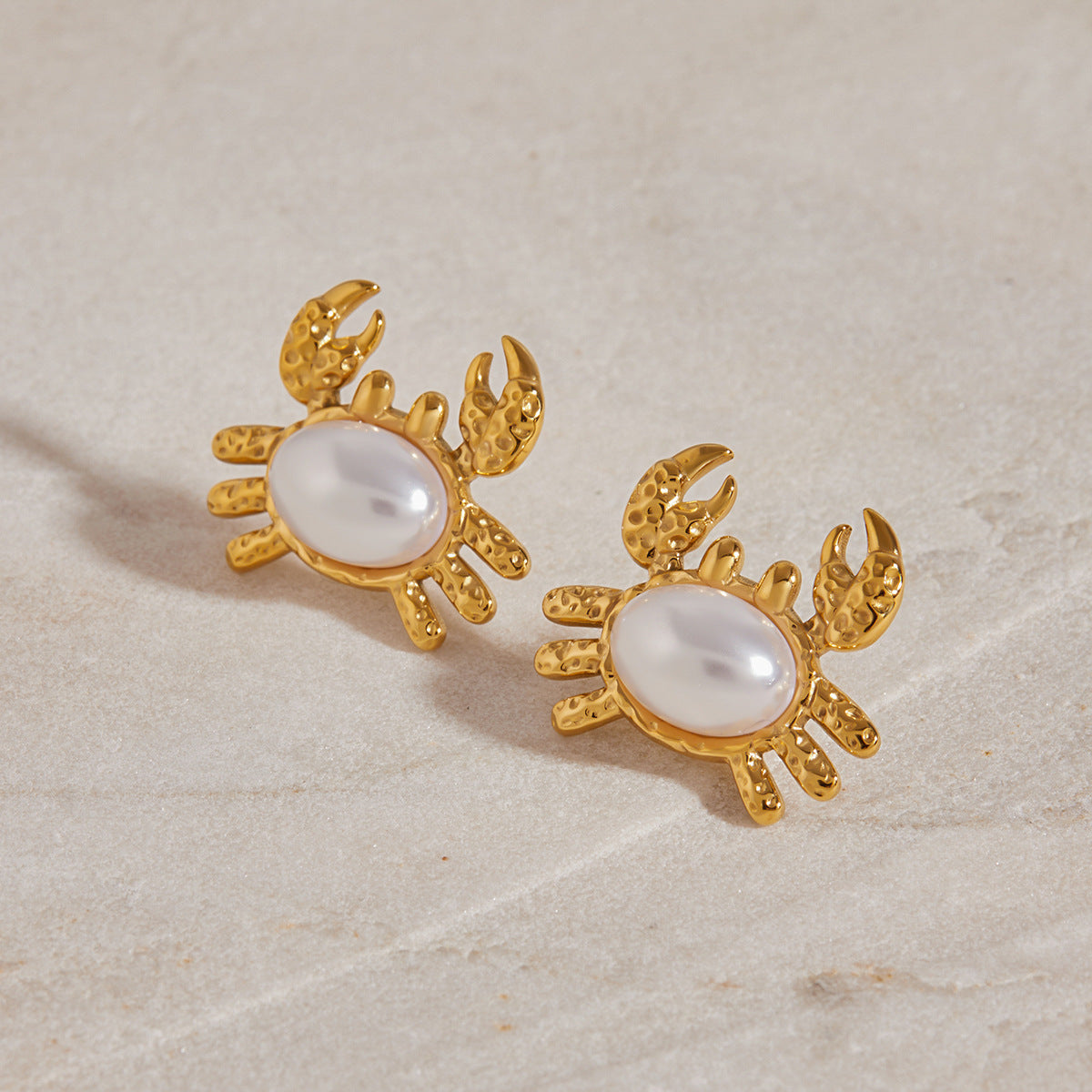 Elena Ocean Treasure Crab Earrings