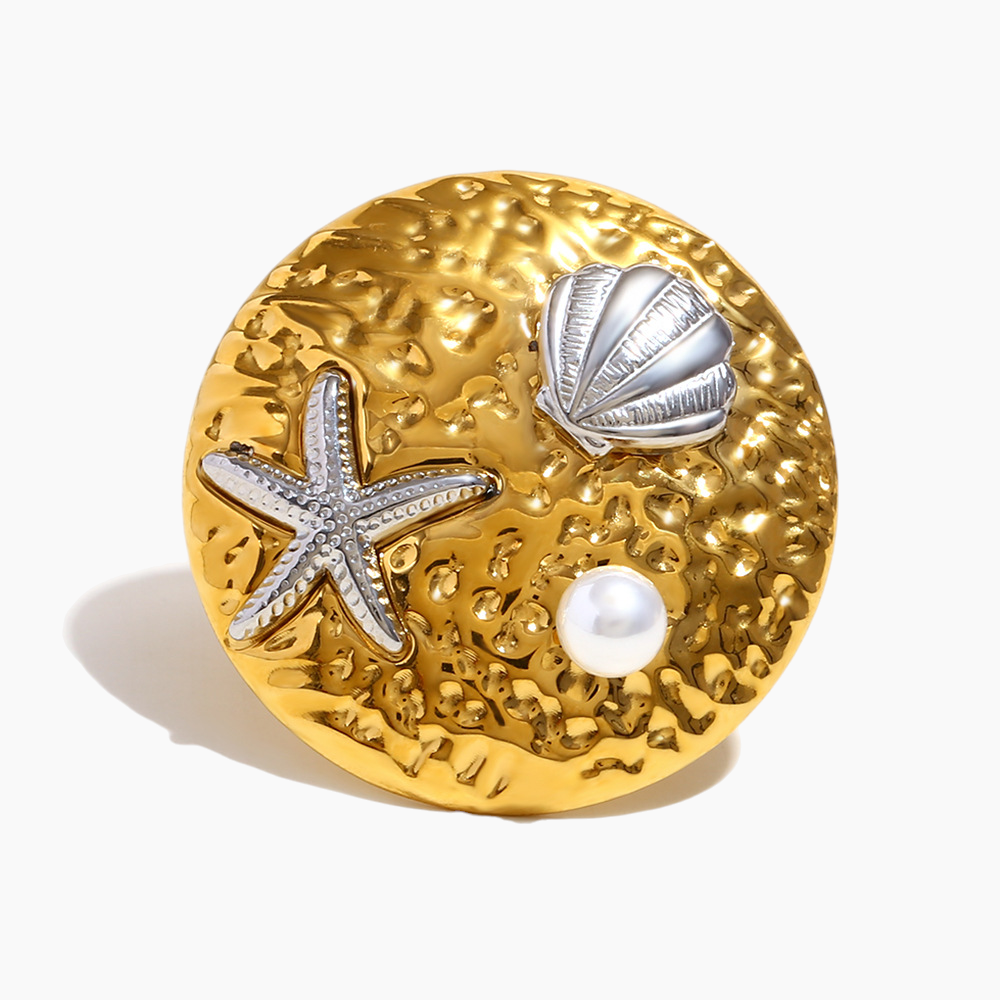 Elena Ocean Relic Statement Ring