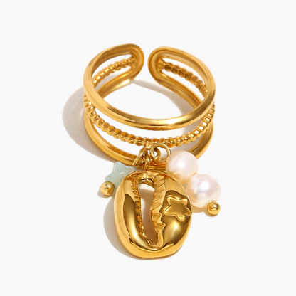 Elena  Celestial Tide Ring