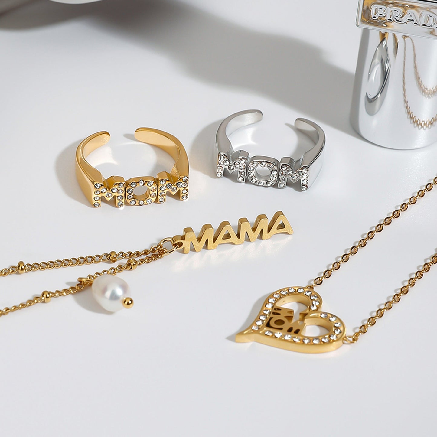 Elena Ripple Pearl Drop Necklace