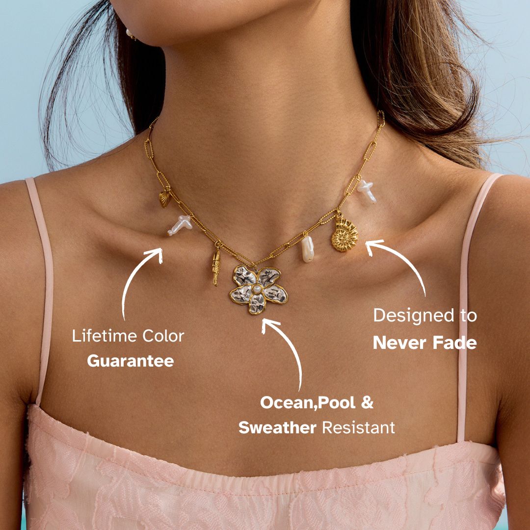 Elena Ocean Relic Charm Necklace