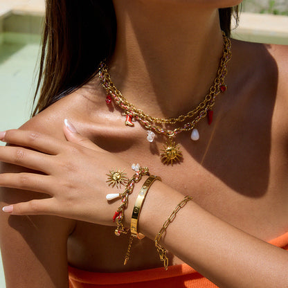 Elena Sunburst Fiesta Charm Bracelet
