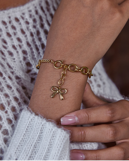 Elena Grace Bow Link Bracelet