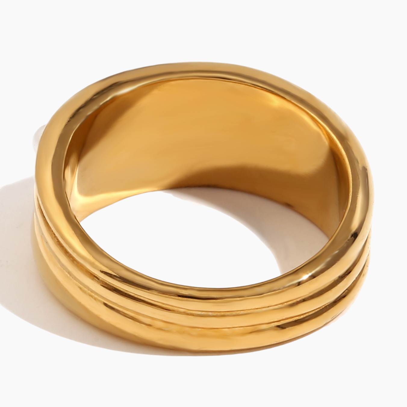 Elena Pearl Row Statement Ring