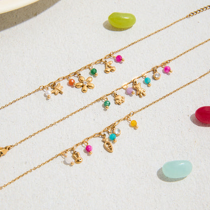 Elena Bloomy Garden Charm Bracelet