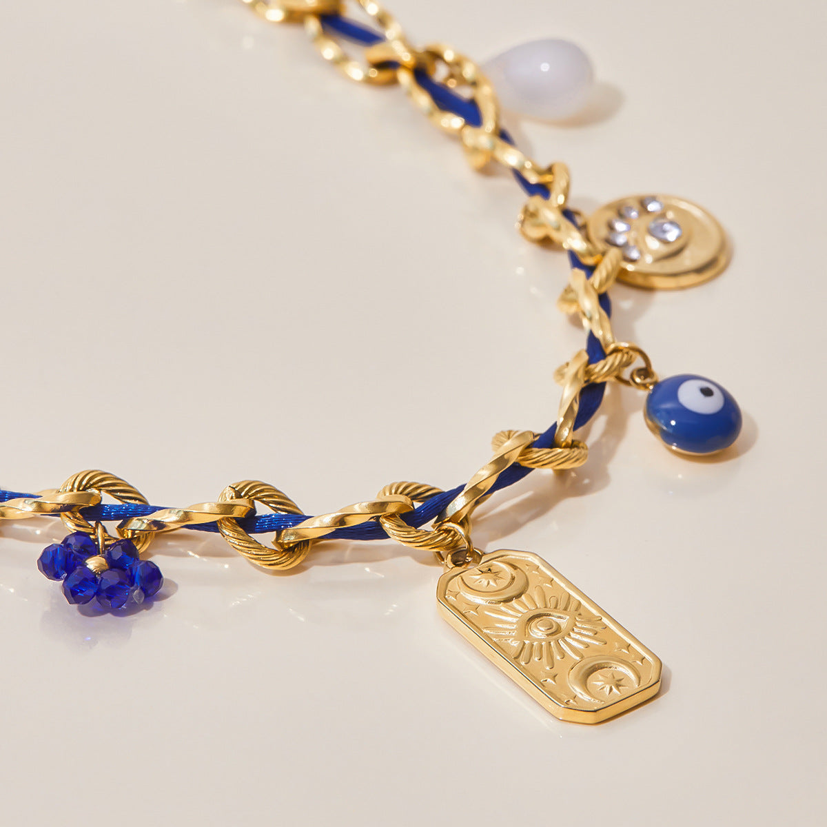 Elena Ocean Amulet Chain Necklace