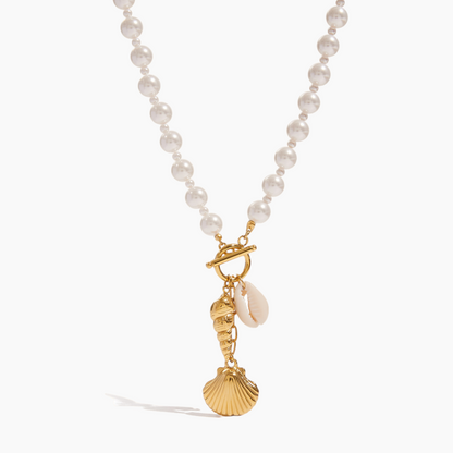 Elena Pearl Tide Treasure Necklace
