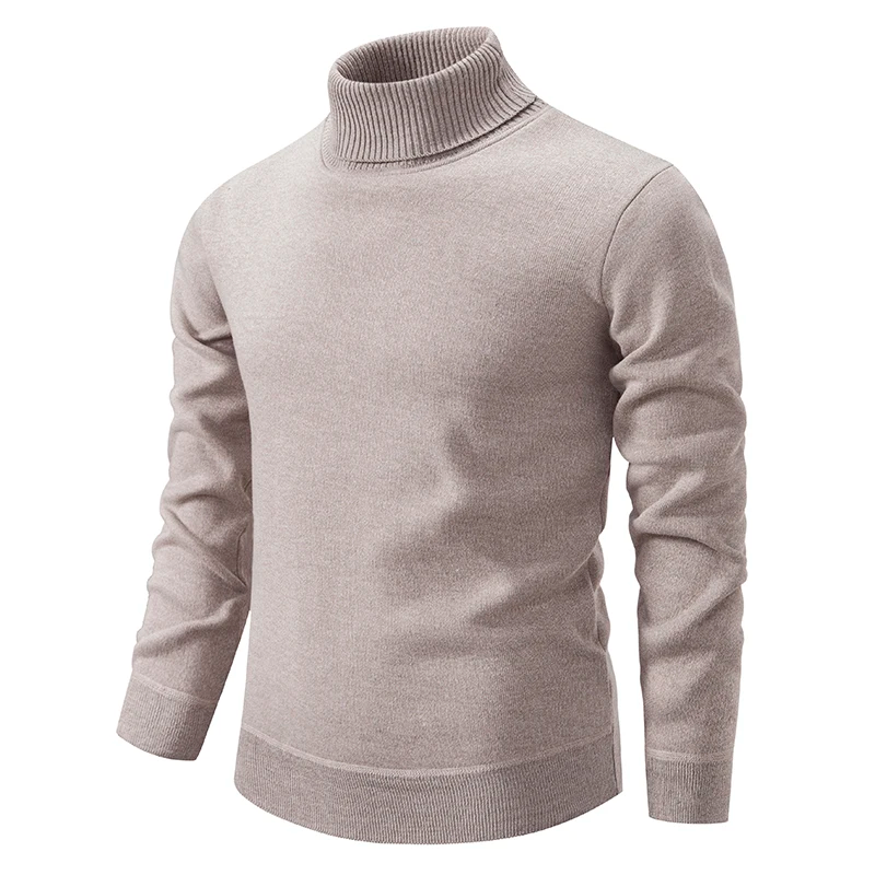 Knit Sweater – Turtleneck Design & Soft Wool Blend Fabric