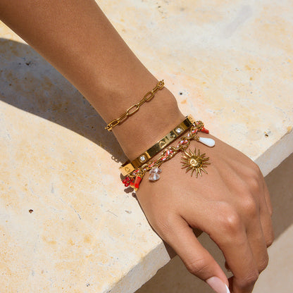 Elena Sunburst Fiesta Charm Bracelet