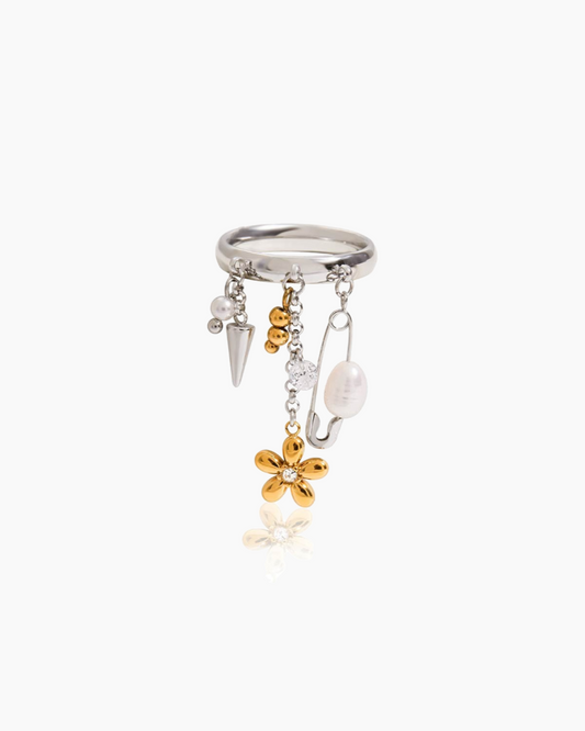 Elena Maxi Charm Punk Ring