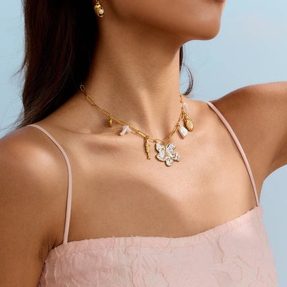 Elena Ocean Relic Charm Necklace