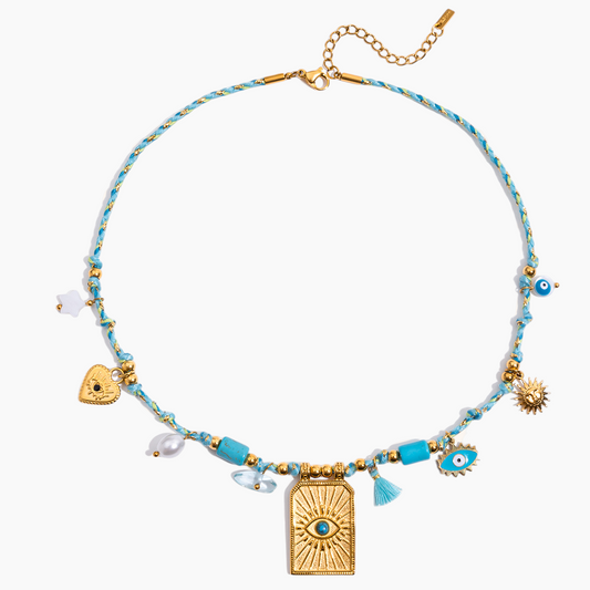 Elena Mystic Talisman Charm Necklace
