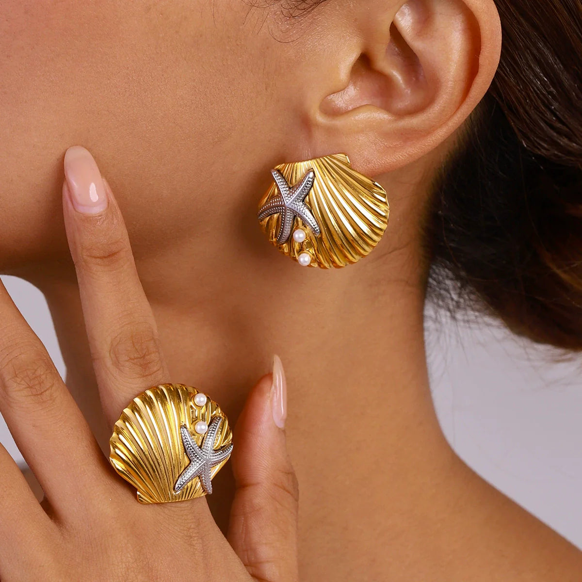 Elena Ocean Treasure Shell Ring