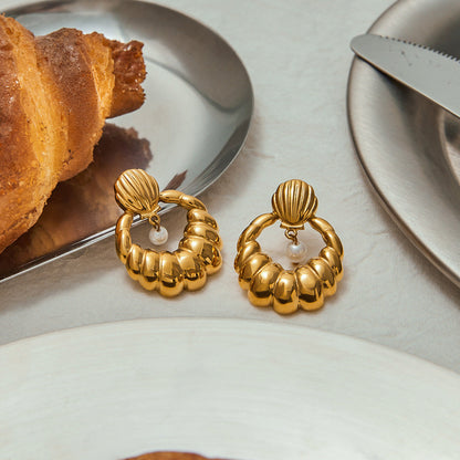 Elena Shellbloom Drop Earrings