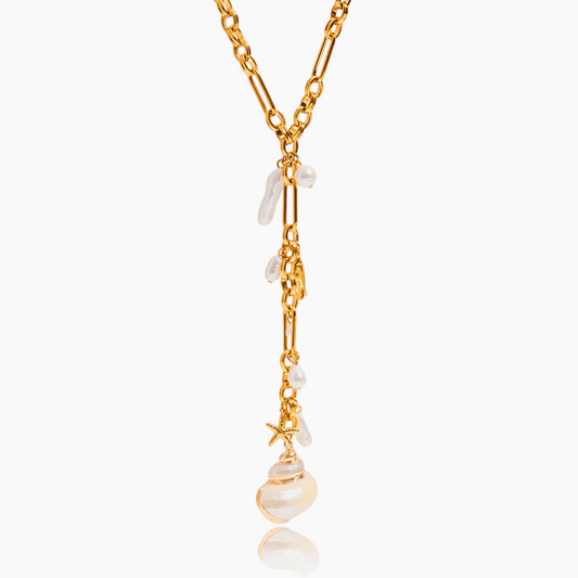 Elena Ocean Drip Statement Necklace
