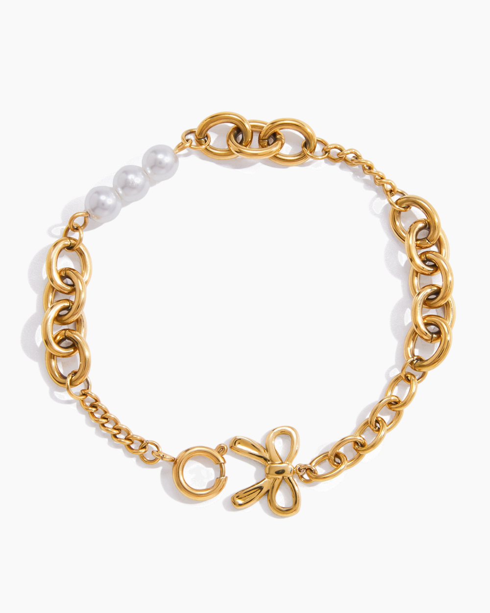 Elena Grace Bow Link Bracelet