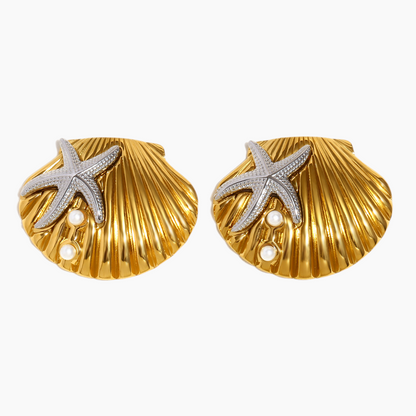 Elena Ocean Treasure Shell Earrings