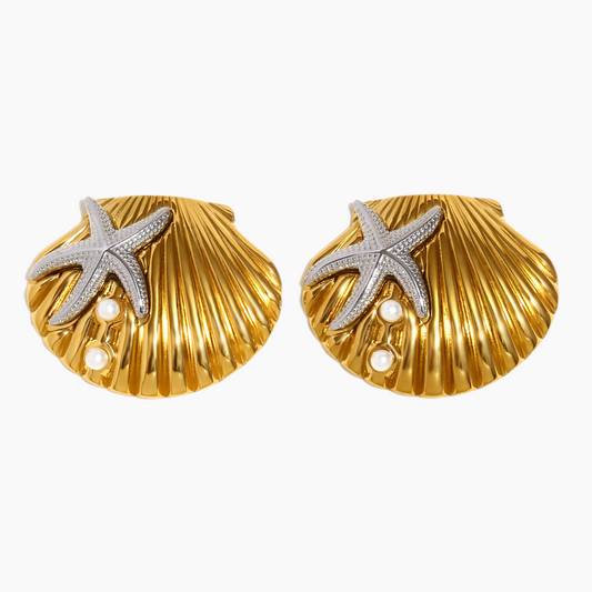Elena Ocean Treasure Shell Earrings