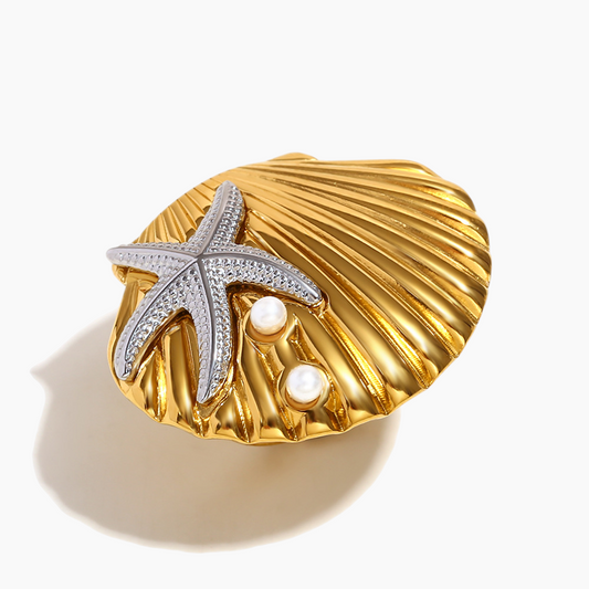 Elena Ocean Treasure Shell Ring