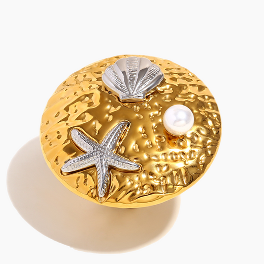Elena Ocean Relic Statement Ring