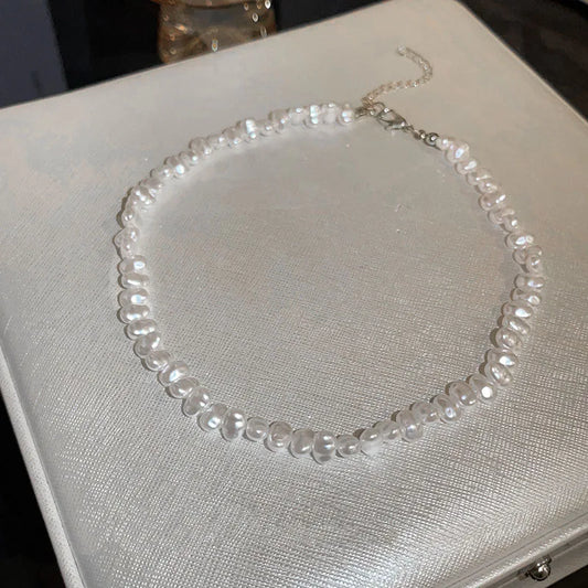 Elena Baroque Pearl Choker Necklace