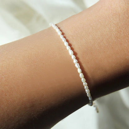 EManco-pulsera de perlas de imitación para mujer, pulsera ovalada de acero inoxidable, regalos navideños, directo de fábrica